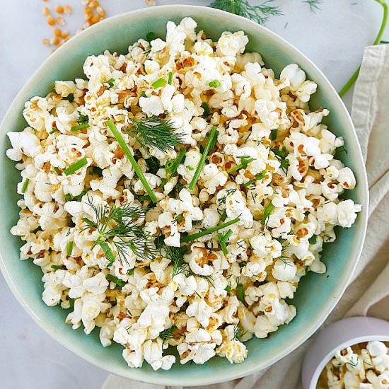 Spring Herb Popcorn