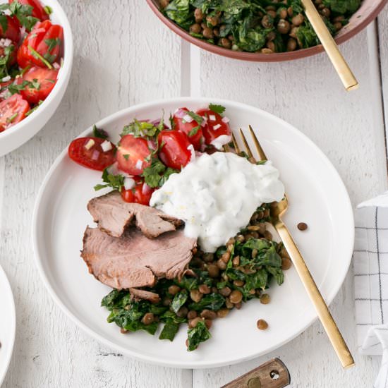 Indian Lamb w/ Lentils and Veg