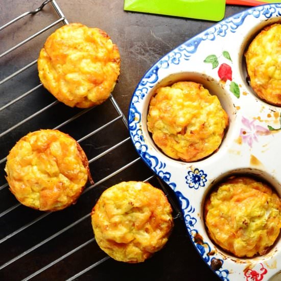 Cauliflower Sweet Potato Frittatas