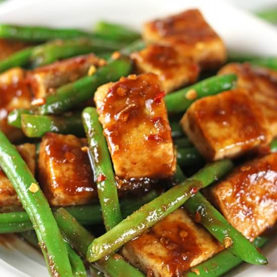 Tofu & Green Bean Stir Fry