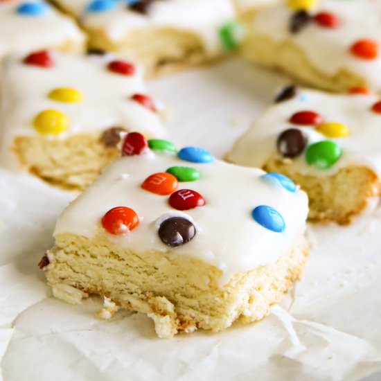M&M Sugar Cookie Bars