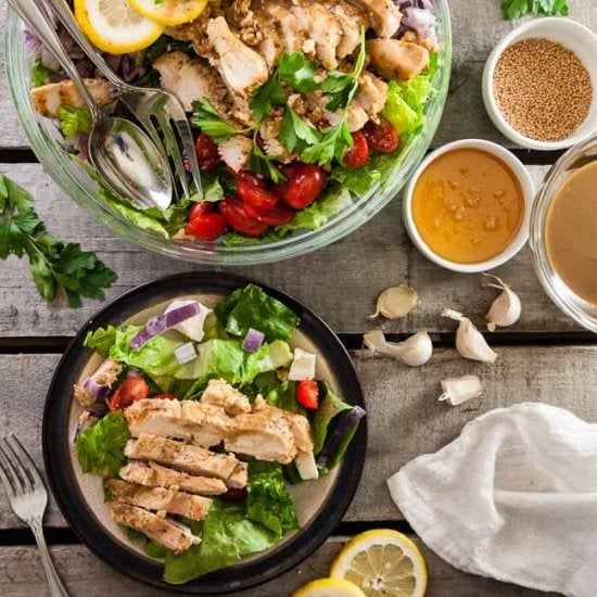 Honey Mustard Chicken Chopped Salad