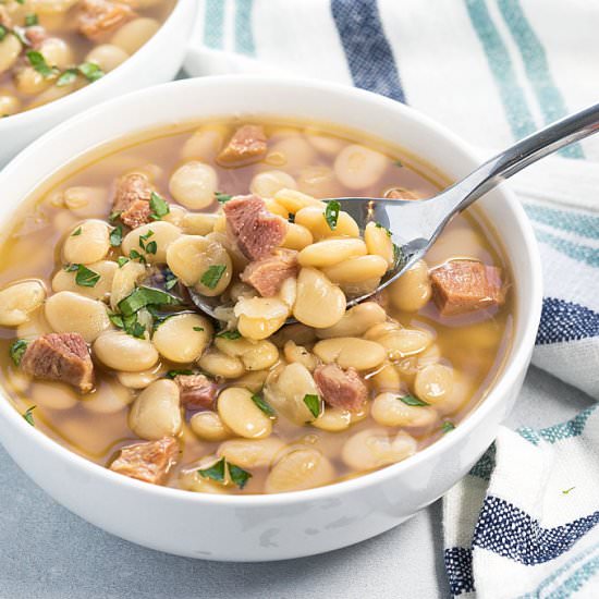 instant pot lima beans and ham