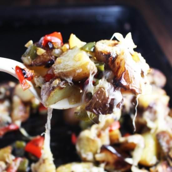 Cheesy Breakfast Potatoes
