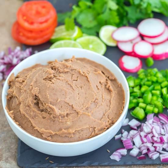 Pressure Cooker Refried Beans