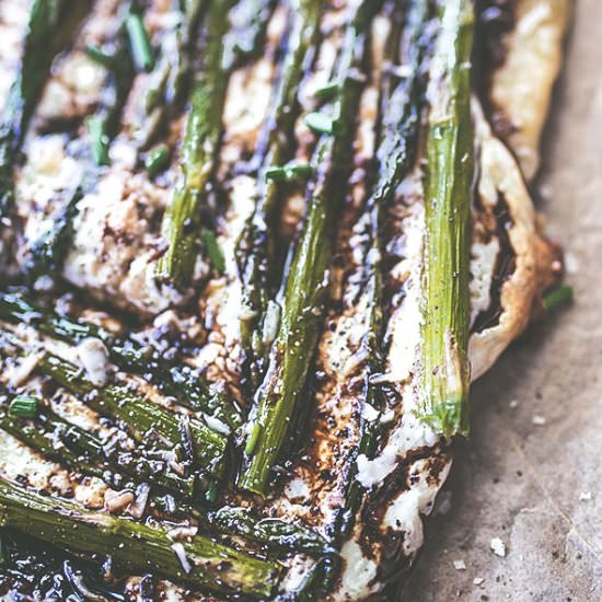 Asparagus & Goat Cheese Tart