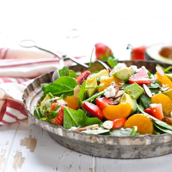 Strawberry Spinach Salad