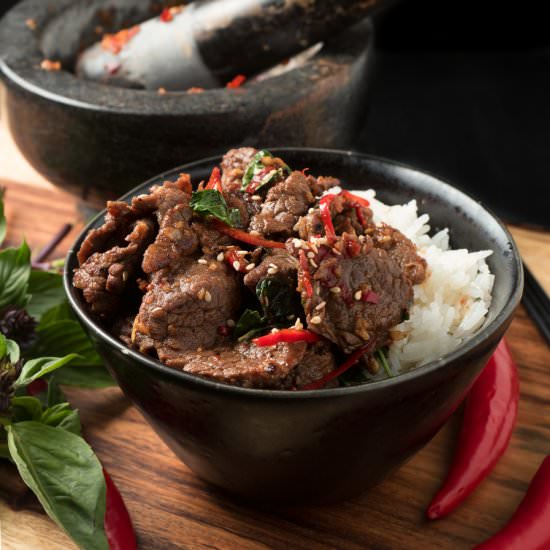 thai basil beef
