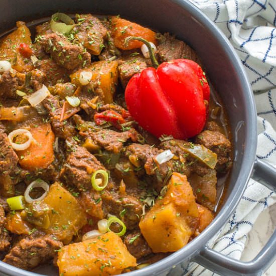 Jamaican beef stew