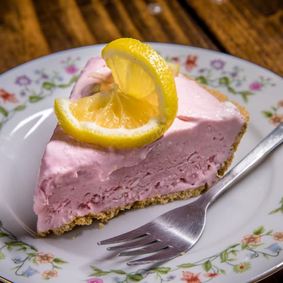 Pink Lemonade Icebox Pie