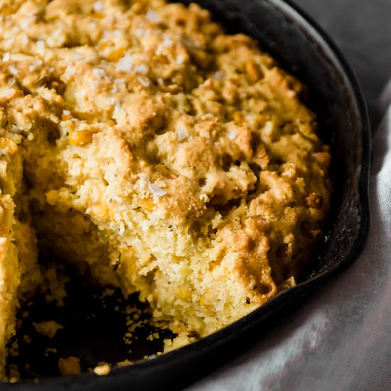 Rosemary Skillet Cornbread