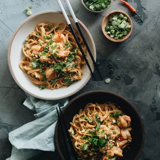 Shrimp Laksa Curry Bowl