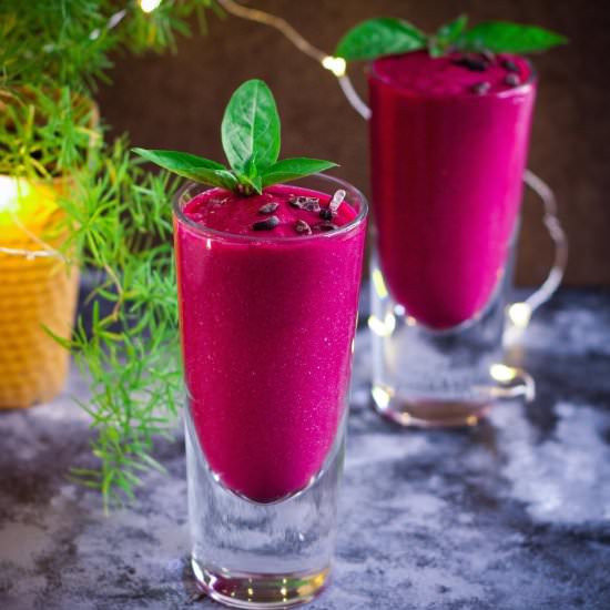 Mulberry Mango Beet Smoothie