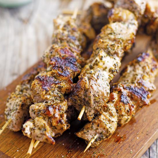 Classic Souvlaki Kebabs
