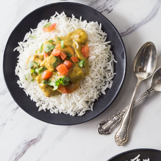 Spicy Almond Butter Chicken Curry