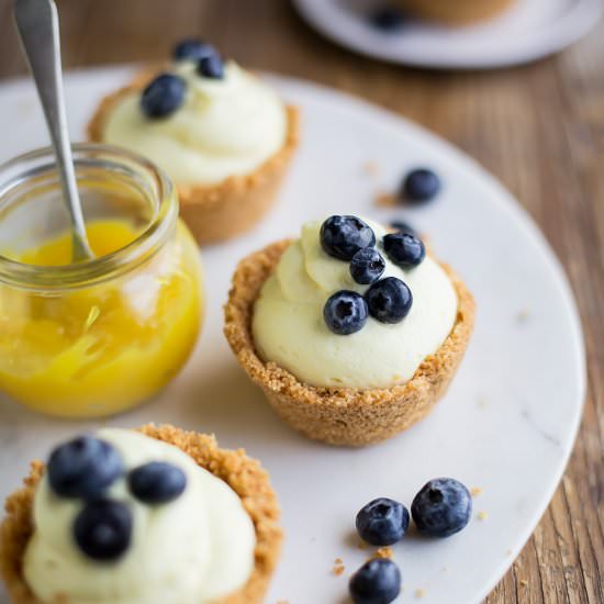 No bake lemon cheesecake cups