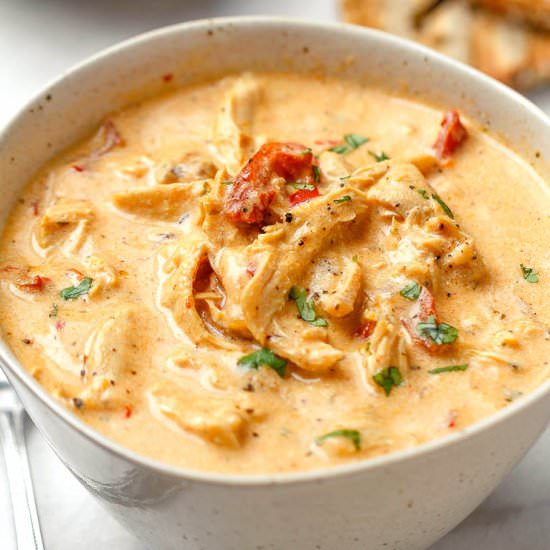 Instant Pot Creamy Chicken Soup