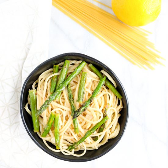Lean Green Lemon Linguine