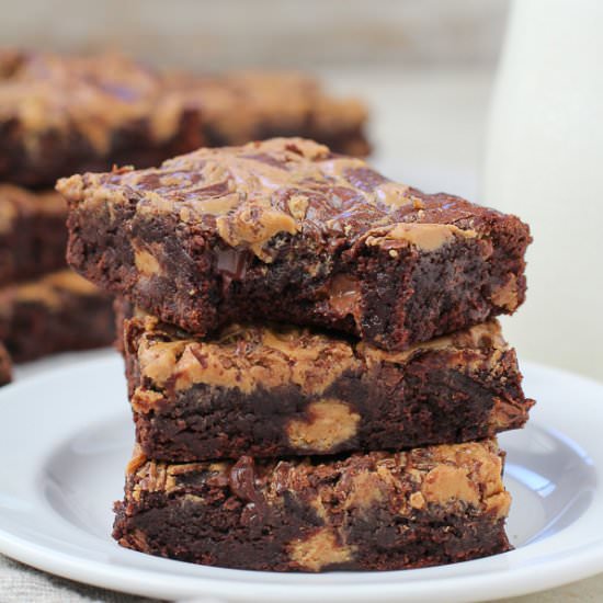 Peanut Butter Brownies