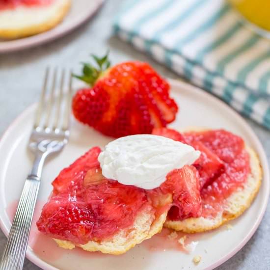 Strawberry Rhubarb Shortcakes