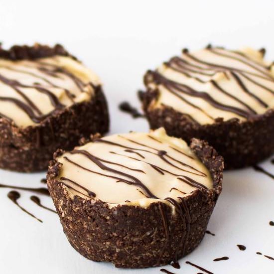 Peanut Butter Chocolate Cheesecakes