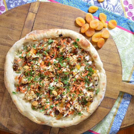 Cauliflower, Date & Tahini Pizza