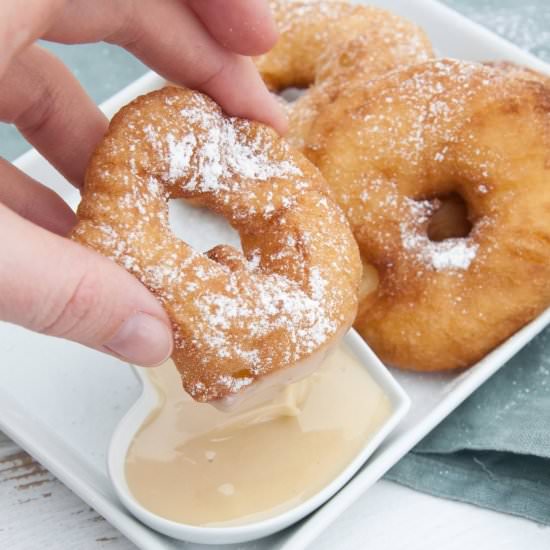 Vegan Apple Fritter Rings