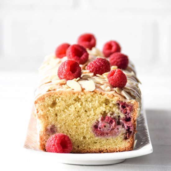 lemon raspberry almond cake