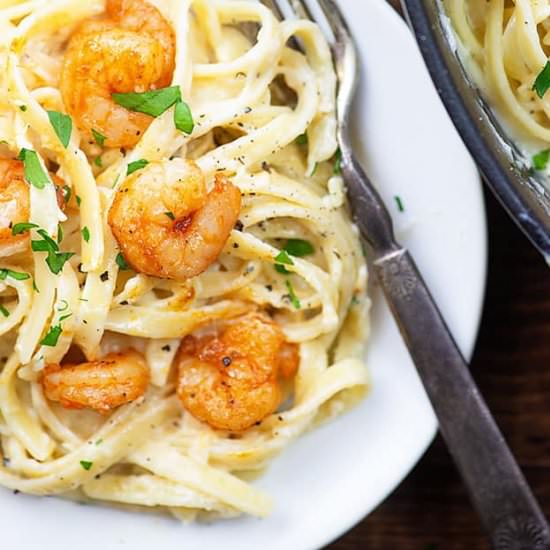 SHRIMP ALFREDO