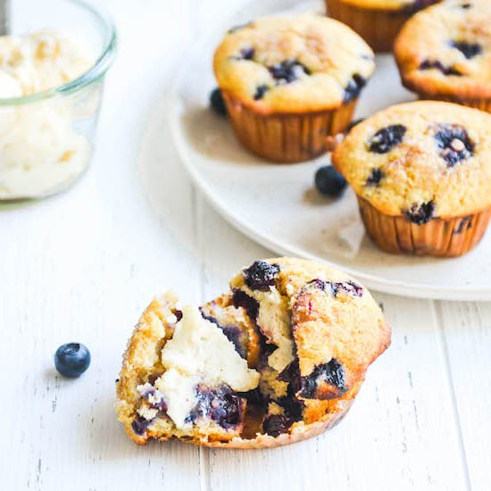 Blueberry-Corn Muffins