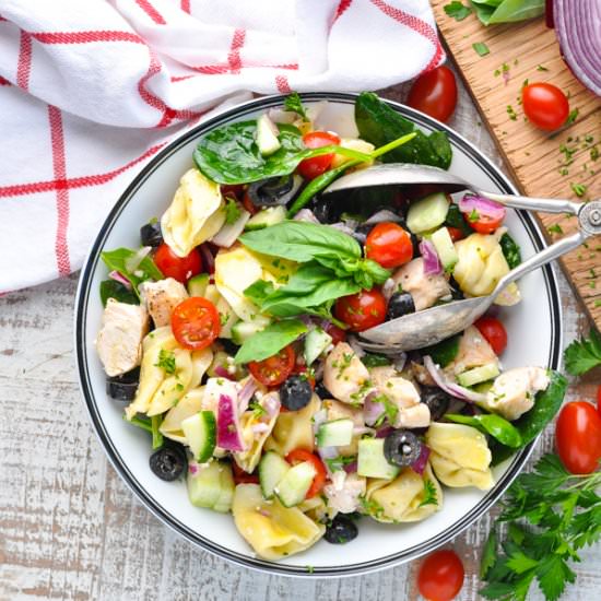 Chicken and Tortellini Salad