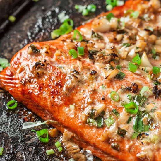 asian baked salmon