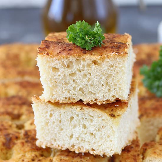 Pesto Focaccia Bread