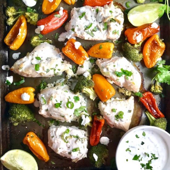 Cilantro Lime Chicken & Peppers
