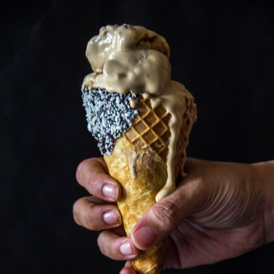 How about some coffee ice cream