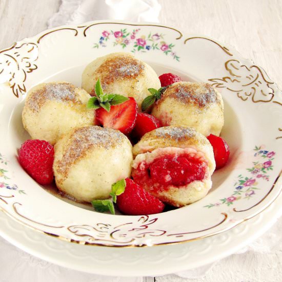 Dumplings With Strawberries