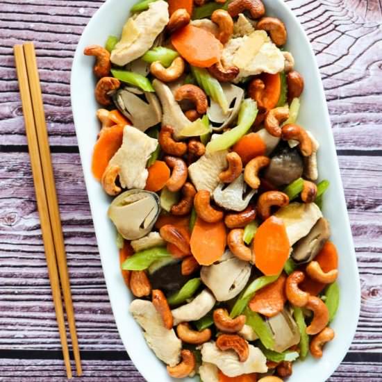 Chicken with Celery & Cashew Nuts