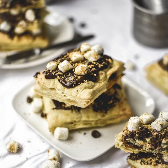 5-Ingredient S’mores Puff Pastry