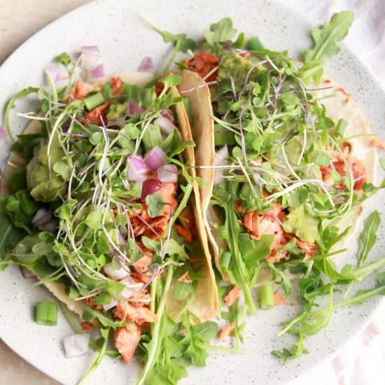 Paleo Salmon Tacos
