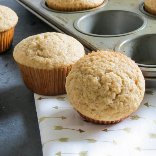 Cinnamon Applesauce Muffins