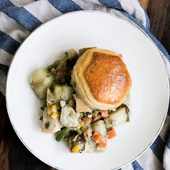 Cast Iron Chicken Pot Pie