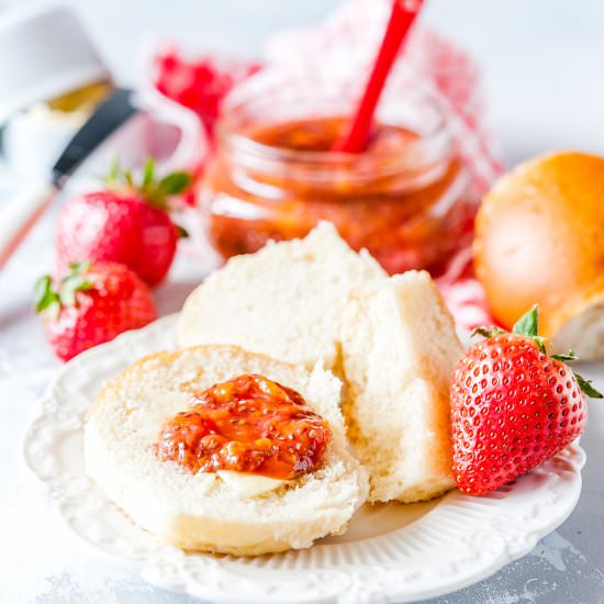 Instant Pot Strawberry Chia Jam