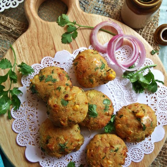 Air Fried Potato Corn Balls