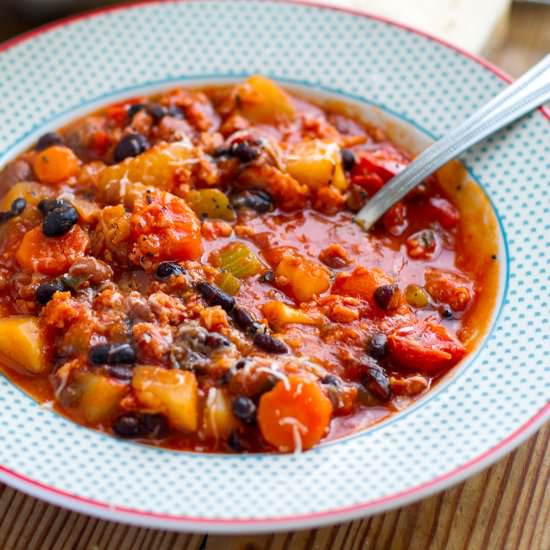 Instant Pot Bean & Pork Stew