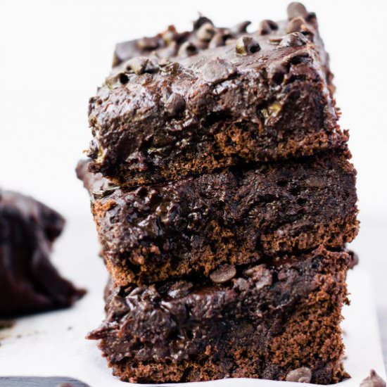 Black Bean Protein Brownies