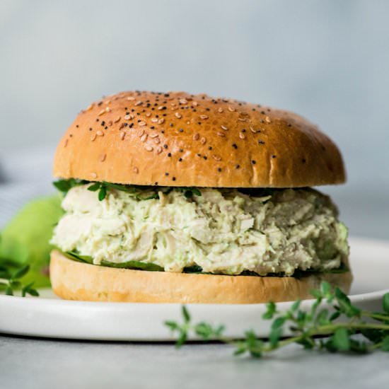 Greek Yogurt Avocado Chicken Salad