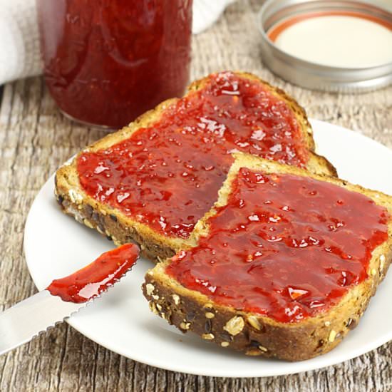 Easy Strawberry Freezer Jam