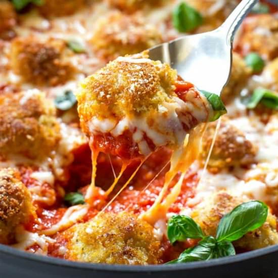 Chicken Parmesan Meatballs
