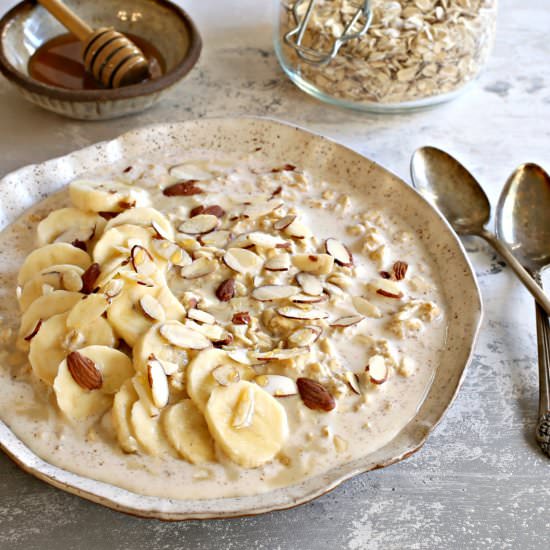 Honey Tahini Overnight Oats