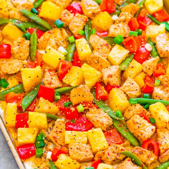 15-Min Sheet Pan Teriyaki Chicken